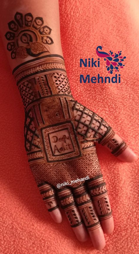 Bhabhi Mehndi Designs, Jal Ceremony Mehndi Design, Veere Di Wedding Mehndi Design, Mahendi Pics, Latest Mehndi Designs Wedding, Mehndi Designs Bridal Hands, Bridal Mehendi Designs Hands, Mehndi Designs For Kids, Mehndi Design Pictures