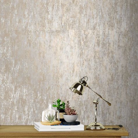 Whinfell Champagne Wallpaper | Laura Ashley | Wallpaper It Champagne Wallpaper, Tapete Gold, Plain Wallpaper, Metallic Wallpaper, Centre Stage, Neutral Design, Wallpaper Direct, Gold Wallpaper, Contemporary Classic