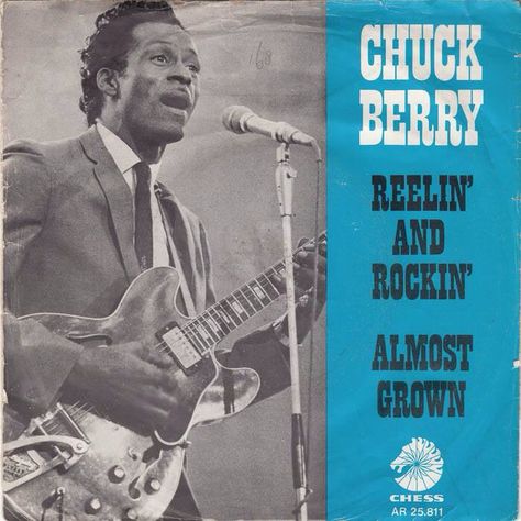 Chuck Berry / Chess Records Johnny Be Good, Chess Records, Johnny B Goode, Johnny B, Guitar Licks, Blues Artists, Chuck Berry, Rock Of Ages, Lyric Art