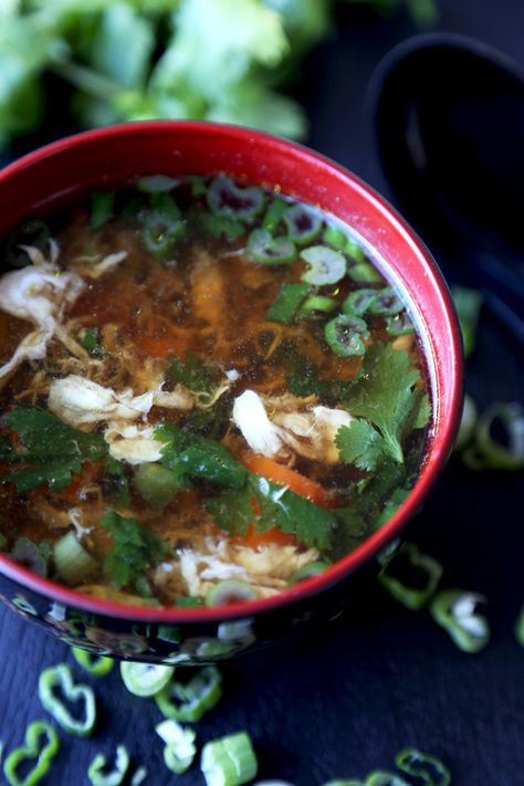 Spicy egg drop soup - Pickled Plum Asian Side Dishes, Spicy Eggs, Egg Drop Soup, Egg Drop, Savory Soups, Sushi Rice, Best Recipes, Soup And Salad, Savoury Food