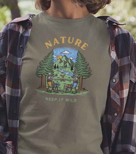 🏔️ Adventure is calling, and we’ve got the perfect shirts for your next journey! Whether you’re hitting the trails or dreaming of the mountains, our hiking and nature-inspired designs bring the outdoors to your wardrobe. 🌲 Check out the collection featuring: ✨ "Adventure Alchemy" ✨ "Hiking: Cheaper Than Therapy" ✨ "Mountain Explorer" and more! 💥 15% off for a limited time—tap the link in our bio to shop now! #HikingLife #MountainLovers #OutdoorApparel #NatureInspired #AdventureAwaits #Trai... Skeletons Camping, Two Skeletons, Camping Graphic, Adventure Is Calling, Mountain Backdrop, Cheaper Than Therapy, Enjoying Nature, Nature Camping, Around The Campfire