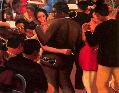 Blues -Archibald Motley Jr 1891-1981 Archibald Motley, Art Crawl, Chicago History Museum, Chicago History, Friends Photo, Whitney Museum, Jazz Age, Art Historian, African American Art