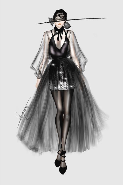 I used Apple pencil to draw them with Procreate on iPad Pro. This channel shows some of my fashion illustrations | sketches. Tulle Fashion Illustration, Procreate Fashion Illustration, Tulle Skirt Fashion, Women Tulle Skirt, Illustration Of Women, Procreate Fashion, Tulle Fashion, Fashion Designer Aesthetics, Figure Sketches