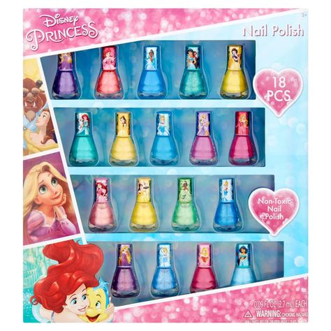 Disney Princess Nail Polish, Stained Furniture, Disney Princess Nails, Nail Polish Stain, Nail Polish Gift Set, Kids Nail Polish, Nail Polish Gift, Nail Art Disney, Nail Art Set