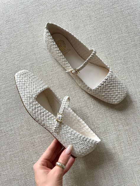 Wearing these woven flats until further notice 🤍 | Instagram Woven Flats, Vince Camuto, Sandals, How To Wear, On Instagram, Instagram