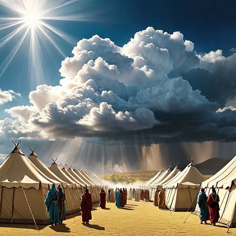 When Moses would pitch the tent outside the camp, the people would get up and stand at the entrances of their tents, watching Moses until he entered t... -  #Exodus #NLT #Summary Exodus 33, Seeking God, Bible Scripture, Face To Face, Video Image, Unique Image, The Cloud, King James Version, Art Movement