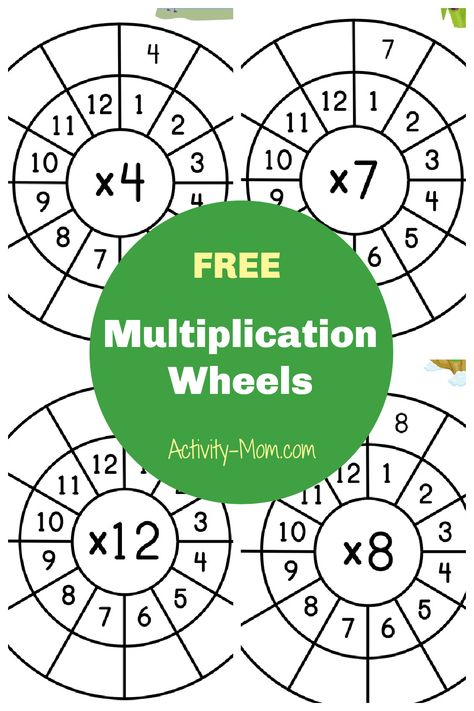 Grade 3 Multiplication Activities, Multiplication Games 3rd Grade, Montessori Multiplication Free Printable, Multiplication Flower Printable Free, Diy Multiplication Games, Multiplication Crafts For 3rd Grade, Multiplication Wheel Printable Free, Fun Math Worksheets Middle School, Multiplication Games Free Printables