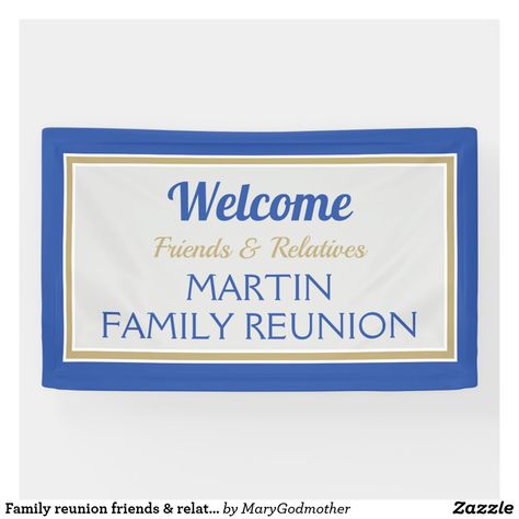 Family Reunion Banners, Family Reunion Ideas, Reunion Ideas, Outdoor Banners, Family Reunions, Custom Banners, Wedding Color Schemes, Entertainment Food, Family Reunion