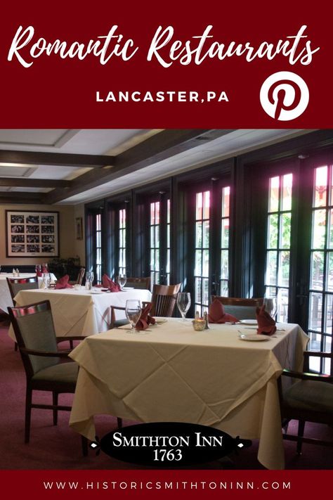 If you're looking for the most romantic restaurants in Lancaster PA, this list is perfect for you! We've pulled together a list of the 17 Most Romantic Restaurants across the county. Bon Appetite! Cabin Restaurant, Lititz Pennsylvania, Amish Country Pennsylvania, Romantic Bed And Breakfast, Romantic Restaurants, Best Italian Restaurants, Lancaster County Pa, Lancaster Pennsylvania, Romantic Restaurant