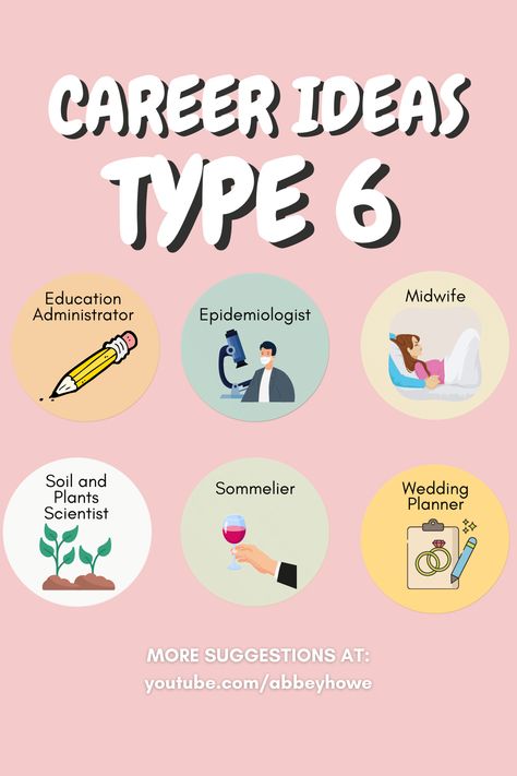 All 9 Enneagram Types and their Dream Careers! Discover what job would help an Enneagram type 6 THRIVE! #enneagram6 #enneagramwithabbey #careerideas #careers Enneagram Type 7, Enneagram Type 8, Enneagram Type 9, 9 Enneagram, Type 7 Enneagram, Type 6 Enneagram, Enneagram 2, Career Ideas, Enneagram 9