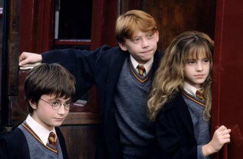 Harry potter hermione granger and ron weasley Harry Potter Fan Theories, Ron Y Hermione, Harry Hermione Ron, Harry Potter Locations, Film Harry Potter, Ron Weasley Hermione Granger, Ron And Harry, Harry Potter Ron, Ron And Hermione