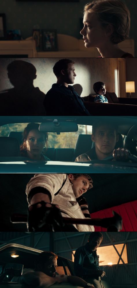 "Drive" by Nicolas Winding Refn Drive Cinematography, Film Composition, Nicolas Winding Refn, Drive 2011, Color In Film, Cinematography Composition, Frame Composition, Filmmaking Inspiration, Movie Frames