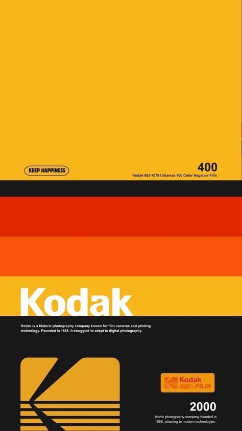 Wallpaper Jam, Kodak Logo, Japan 80's Aesthetic, Color Negative Film, Retro Art Prints, Graphic Background, Retro Graphic Design, Iphone Lockscreen Wallpaper, Cool Wallpapers For Phones