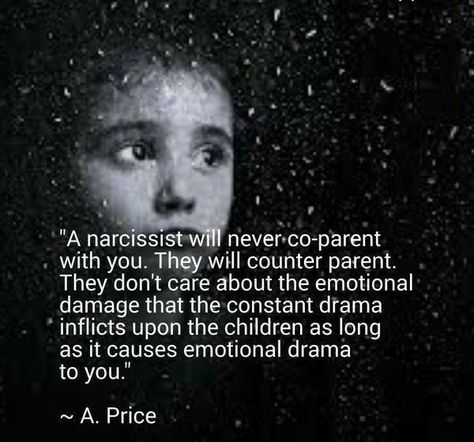 Sounds exactly like my husbands ex-wife. It's been 4 years, time to grow-up; and you call Trenton a narcissist, really? Familia Quotes, Co-parenting, Life Sayings, Narcissistic People, Parental Alienation, Narcissistic Parent, Narcissistic Behavior, Co Parenting, Personality Disorder