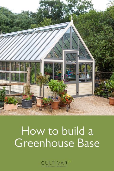 When purchasing a greenhouse, planning the position and deciding what foundation is to be used is vital to ensuring that your greenhouse has a quality structure as well as a long-lasting future. Dependent upon your choice of base, you may choose to lay a concrete strip foundation, a perimeter base or a concrete slab base. Whatever your preference, in this article, our team will explain how to build a greenhouse base and the advantages & disadvantages of each foundation. Strip Foundation, Greenhouse Foundation, Greenhouse Base, Foundation Tips, Build A Greenhouse, Diy Greenhouse, Green Earth, Concrete Slab, Greenhouses