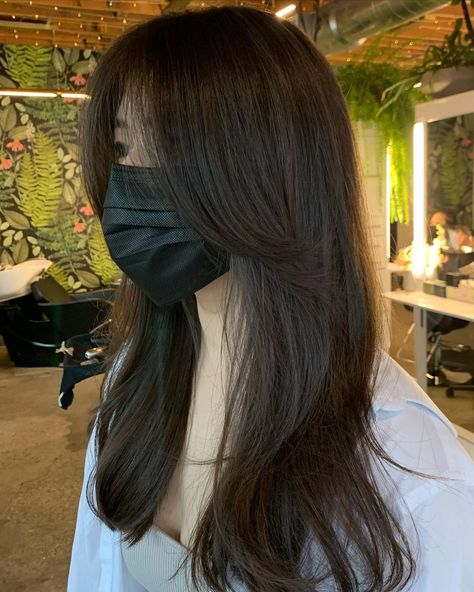 ✂️✂️✂️✂️ | Instagram haircut hair style dark hair brunette cut butterfly face framers Butterfly Face, Beauty Hair Makeup, Brunette Hair, Dark Hair, Hair Inspo, Balayage, Hair Makeup, Hair Cuts, Makeup