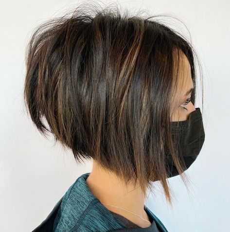 Short Stacked Bob Hairstyles, Short Stacked Bob Haircuts, Shaggy Bob Hairstyles, Chin Length Haircuts, Stacked Haircuts, Stacked Bob Hairstyles, Popular Short Hairstyles, Stacked Bob, Stacked Bob Haircut