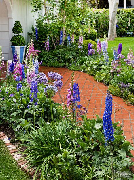 We put together a helpful list of perfect flower pairings with some tips on how to combine these beauties for best effect. Get inspiration for beautiful combinations of plants for your garden. #gardening #gardeningtips #flowers Fall Landscaping, Hydrangea Varieties, Daffodil Bulbs, Best Perennials, Courtyard Design, Hydrangea Not Blooming, Meteor Garden 2018, Magic Garden, Shade Perennials