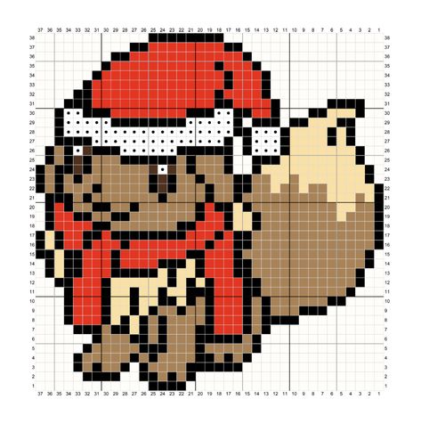 Pokemon Christmas Pixel Art, Christmas Pokemon Cross Stitch, Perler Bead Pokemon Patterns, Pixel Crochet Blanket, Hama Beads Pokemon, Christmas Pokemon, Pokemon Cross Stitch Patterns, Holiday Cross Stitch Patterns, Pokemon Cross Stitch