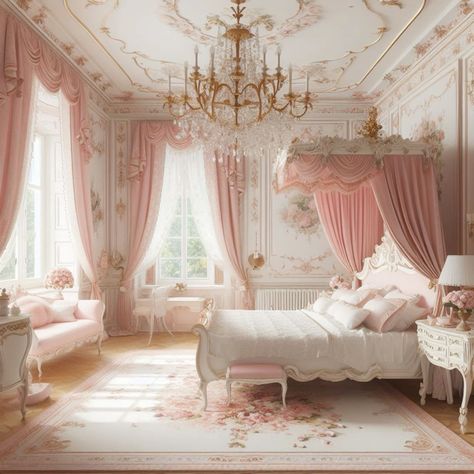 For inspiring girls' bedroom ideas, you’ve come to the right place. We’ve curated designer examples that are both stylish and functional. From bunk beds Victorian Princess Bedroom, Adult Princess Bedroom, Princesscore Room, Pink Princess Room, Royal Room, Fancy Bedroom, Dream Bedroom Inspiration, Girly Apartment Decor, Cute Bedroom Ideas