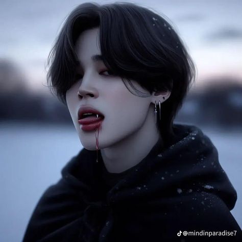 Bts Vampire, Vampire Pictures, Kang Ho Song, Park Jimin Bts Wallpaper, Jimin Fanart, Dara Kpop, Jungkook Fanart, Jimin Wallpaper, First Love Bts