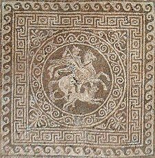 Greek Mosaic, Ancient Macedonia, Ancient Mosaic, Roman Mosaics, Floor Mosaic, Greece Map, Classical Mythology, Mosaic Kits, Roman Mosaic