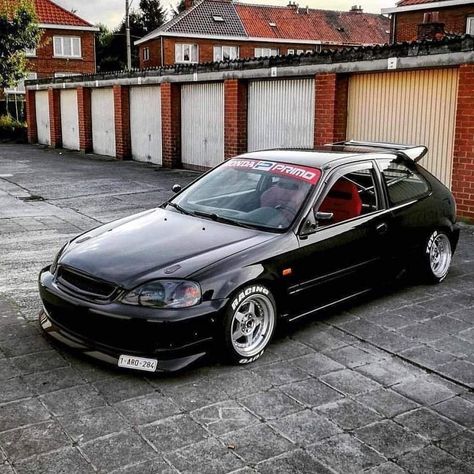 Ek Hatchback, Black Honda Civic, Honda Civic 1995, Honda Civic Hatch, Ek Civic, Ek Hatch, Honda Hatchback, Japan Toys, Civic Jdm