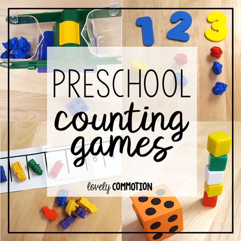 TEACH — Lovely Commotion Preschool Activities , Games and Resources Preschool Counting Games, Rote Counting Activities, Preschool Activities Games, Preschool Classroom Organization, Rote Counting, Lego Math, Counting Activities Preschool, Preschool Counting, Education Preschool