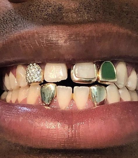 #tylerthecreator Grillz Teeth, Gold Grillz, Grills Teeth, Tooth Gem, Gold Teeth, Teeth Jewelry, Dope Jewelry, Ankle Tattoo, Jewelry Lookbook