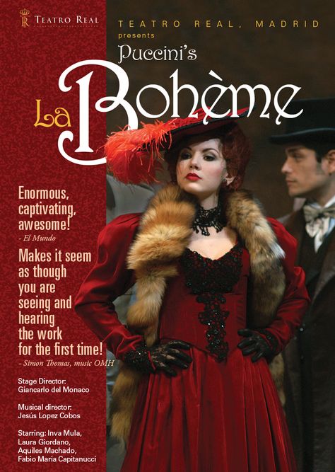 ;) La Boheme Opera, Madama Butterfly, Classical Music Composers, Night At The Opera, La Traviata, Poster Magazine, A Night At The Opera, Movies Posters, Music Composers