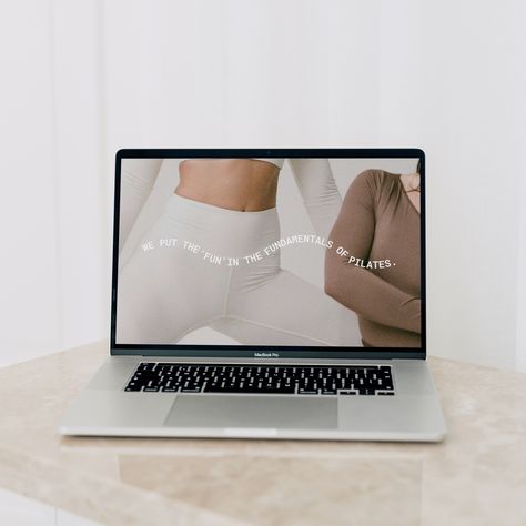 Minimal branding aesthetic Pilates lifestyle modern that girl clean look 2023 Pilates Studio Website, Pilates Website Design, Pilates Website, Pilates Instagram, Pilates Studio Branding, Yoga Website Design, Pilates Branding, Boho Website, Pilates Benefits