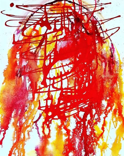 Angry Abstract Art, Angry Painting, Hot Head, Color Abstract, Design Painting, Abstract Art Painting, Abstract Expressionism, Modern Art, Contemporary Art