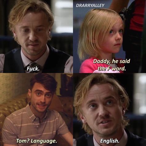 Tom Felton X Daniel Radcliffe, Daniel Radcliffe And Tom Felton, Tom Felton And Daniel Radcliffe, Tom Felton Funny, Tom Felton Harry Potter, Harry Potter Twilight, Harry Potter Funny Pictures, Harry Potter Parody, Harry Draco