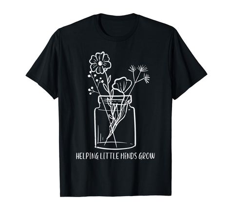 PRICES MAY VARY. Grab this Teacher Helping Little Minds Grow T-Shirt as a gift for your teacher relative or friend! Wear this tee clothes apparel on world teachers' day, teacher appreciation week, first day of school, back to school or last day of school This Teacher Helping Little Minds Grow T-Shirt is perfect for sped teachers, preschool, kindergarten, elementary, middle school & high school teachers men & women. Show your humor or inspire your students wearing this educator, teaching outfit L English Teacher Shirt, High School Teachers, World Teachers, Male Teacher, Teaching Outfits, Trendy Shirt Designs, Sped Teacher, High School Teacher, Teachers Day