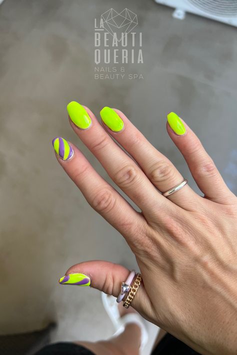 Lemon Green Nails, Green Nails, Lemon, Nails, Green