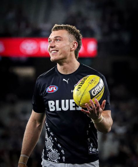 Patrick Cripps, Carlton Afl, Carlton Football Club, Carlton Blues, Basketball Pictures, Football Players, Soccer, Football, Celebrities