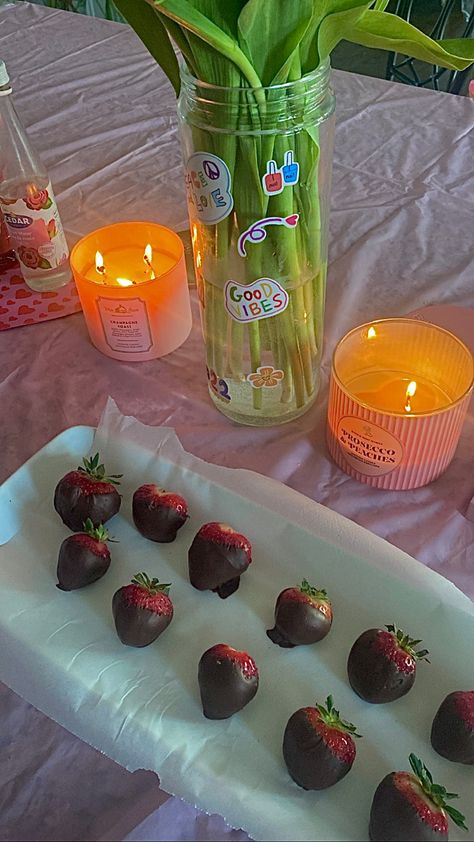 Galentine’s day inspo, valentine’s day, chocolate covered strawberries inspo, pink candles, pink flowers, pink aesthetic, girly girl, feminine aesthetic, galentines day ideas, baking inspo, champagne toast aesthetic Galentines Day Girls Aesthetic, Champagne Toast Aesthetic, Aesthetic Galentines, Flowers Pink Aesthetic, Galentines Aesthetic, Toast Aesthetic, Pink Aesthetic Girly, Galentines Day Ideas, Dorm Party