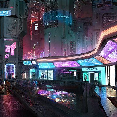 Cyberpunk Mansion, Futuristic School, Art Exploration, Sci Fi City, Film Games, New Retro Wave, Cyberpunk Aesthetic, Cyberpunk City, Retro Waves