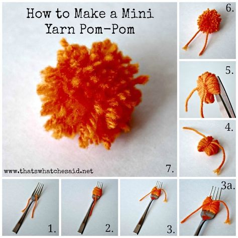 Pompom Bunny, Diy Pom Pom Rug, Pom Pom Tutorial, Bunny Diy, Pom Crafts, Pom Pom Rug, Pom Pom Pillows, Crafts For Teens To Make, Diy Pom Pom