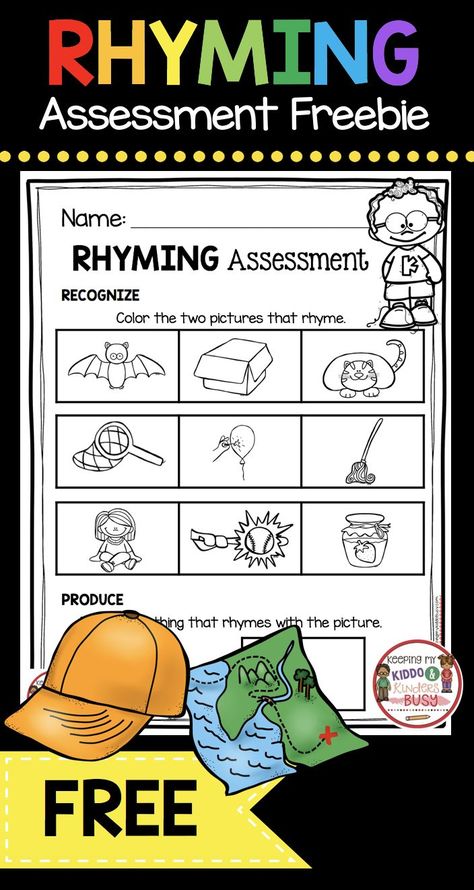 Rhyming — Keeping My Kiddo Busy Word Work Kindergarten, Preschool Language, Kindergarten Language Arts, Rhyming Activities, Blend Words, English Language Arts High School, Kindergarten Fun, Preschool Literacy, Phonics Kindergarten