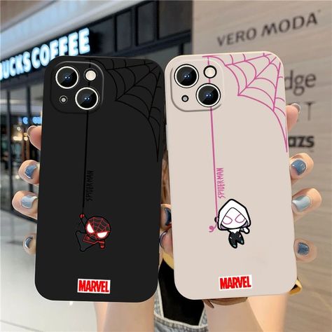 Spiderman Phone Case, Couples Phone Cases, Spyder Men, Iphone Stand, Mini 8, Diy Phone, Coque Iphone, Iphone Cover, Marvel Spiderman