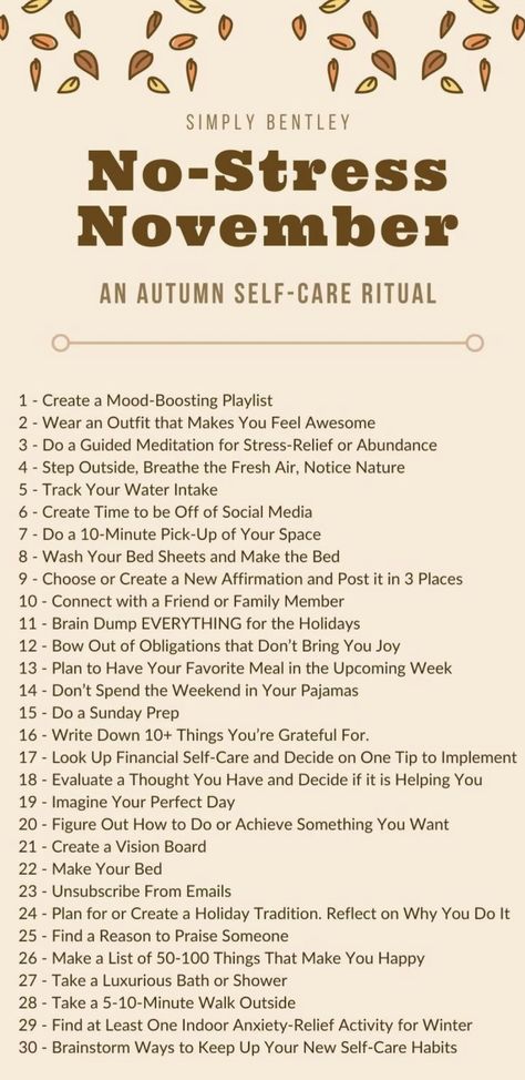 Autumn Self Care Challenge, Goals For November, November Self Care Challenge, November Checklist, November Self Care, October Self Care, November Mood Board, Autumn Self Care, November Goals