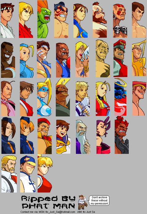 Street Fighter Alpha 2, Alpha Art, Street Fighter Alpha, Video Game Sprites, Street Fighter 2, Street Fighter Characters, 3d Reference, Fighter Art, Retro Gaming Art