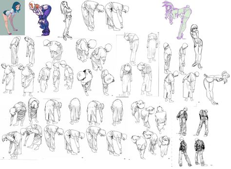 [ #poses #anatomy #bending ] Bending Pose Reference, Bending Down Pose Reference, Bending Forward Pose Reference, Bending Over Pose, Poses Anatomy, Drawing Legs, Human Body Drawing, Drawing Room Interior Design, Drawing Heads