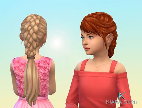 Sims 4 Maxis Match Braided Hair CC (All Free) – FandomSpot Toddler Hair Sims 4, Sims 4 Cc Hair, Kids Maxi, Sims 4 Studio, Pelo Sims, Sims 4 Children, Sims 4 Mm Cc, Sims 4 Dresses, Sims 4 Mm