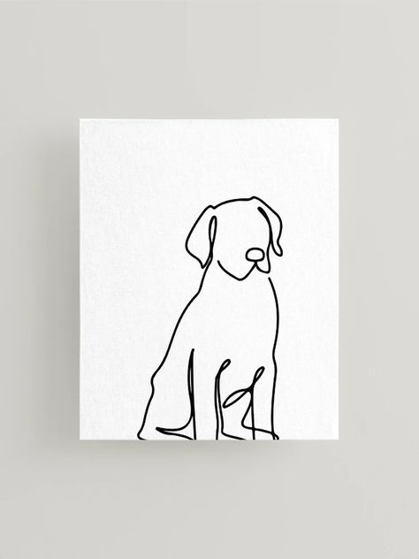 "Labrador Retriever One line Drawing Print. Printable Black and White Modern Lab Doodle Wall Decor. Minimalist Dog Profile Art Illustration" Mounted Print for Sale by Namito | Redbubble Lab Line Tattoo, Labrador Doodle Drawing, Labrador Line Art, One Line Dog Drawing, Labrador Embroidery, Labrador Doodle, Labrador Retriever Drawing, Labrador Drawing, Lab Drawing