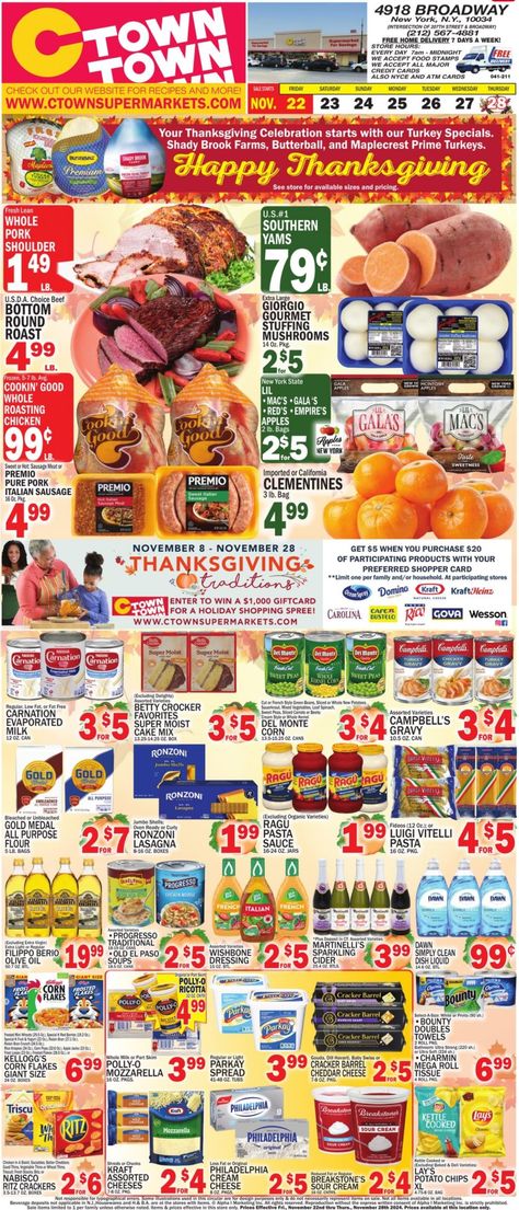 CTown Circular (11/29/24) Supermarket Weekly Ad Flyer Economies Of Scale, Sales Ads, Food Stamps, Free Catalogs, Thanksgiving Celebration, Weekly Ads, Friday Saturday Sunday, City Market, Sale Flyer