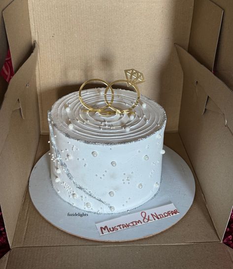 Cake for engagement. #cake #engaged #engagementcake #cakedesign #cakeart #cakestyle #fypシ #trending #aesthetics #pinterest #pinterestinspired White Engagement Party, Engagement Party Cake, Engagement Cakes, Fashion Cakes, Cake Art, Party Cakes, Engagement Party, Cake, White