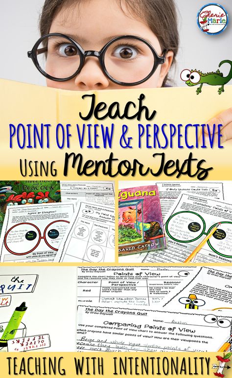 Perspective Activities, Teaching Point Of View, Authors Perspective, Authors Point Of View, Teaching Comprehension, Teaching 3rd Grade, Perspective Taking, Reading Anchor Charts, Elementary Writing