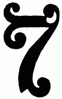 /7.gif Fancy Writing, Number Seven, Innovation Management, Time Traveller, Number Fonts, Lucky 7, 7 Seven, Phone Aesthetic, Medieval Times